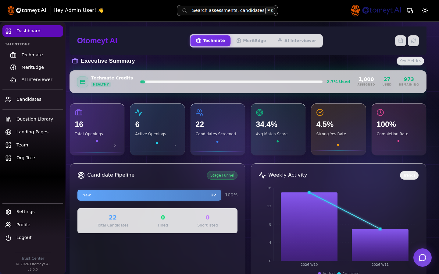 TechMate Dashboard